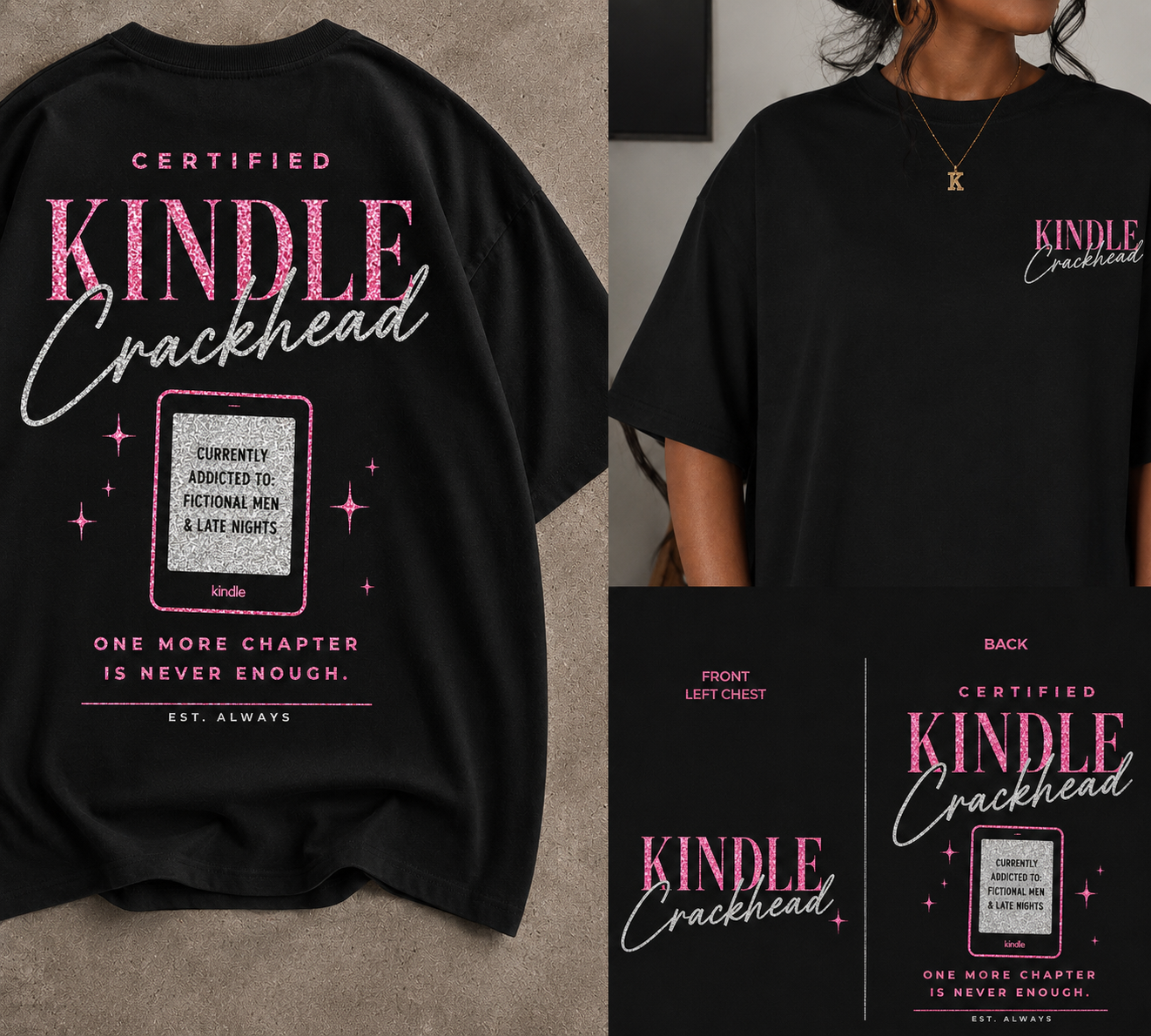 Glitter Kindle Crackhead